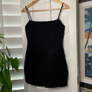 Lulu's - Flaunt It Black Bodycon Dress (Medium)